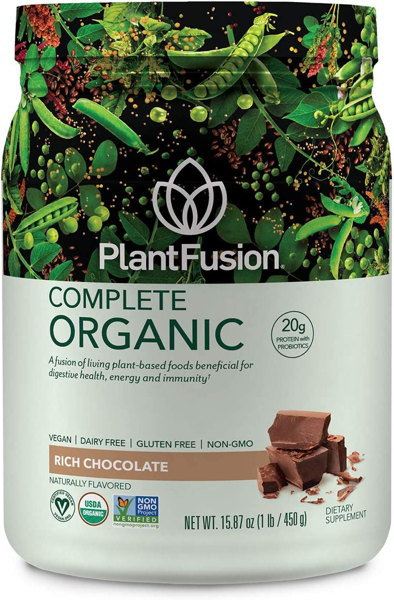 Organic Plant Based Pea Protein Powder. Fermented Superfoods. Vegan. Gluten Free. Non Dairy. Soy Free. 2 LB
