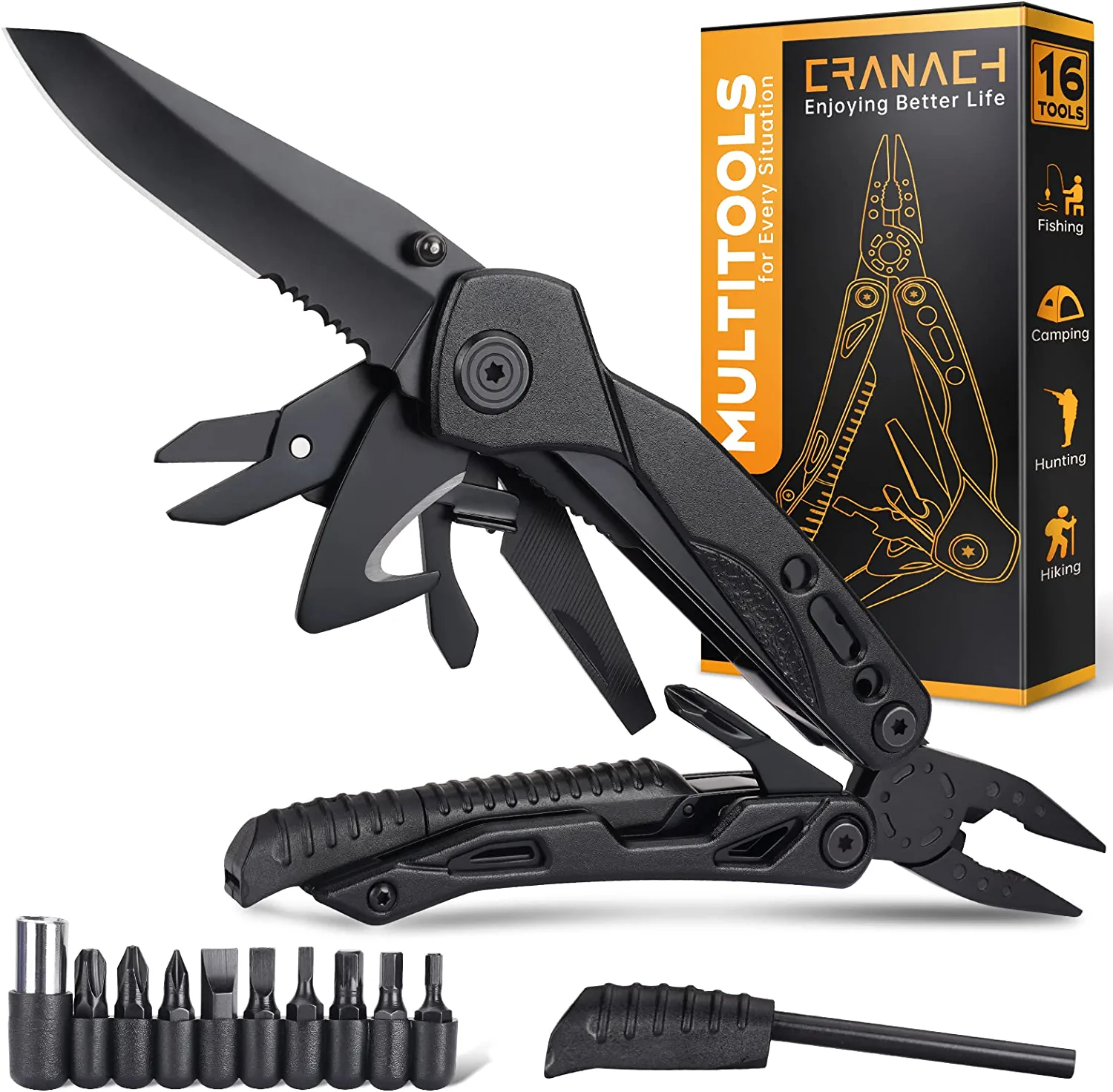 Fathers Day Gifts for Men. Multi Tool for Men Camping Accessories