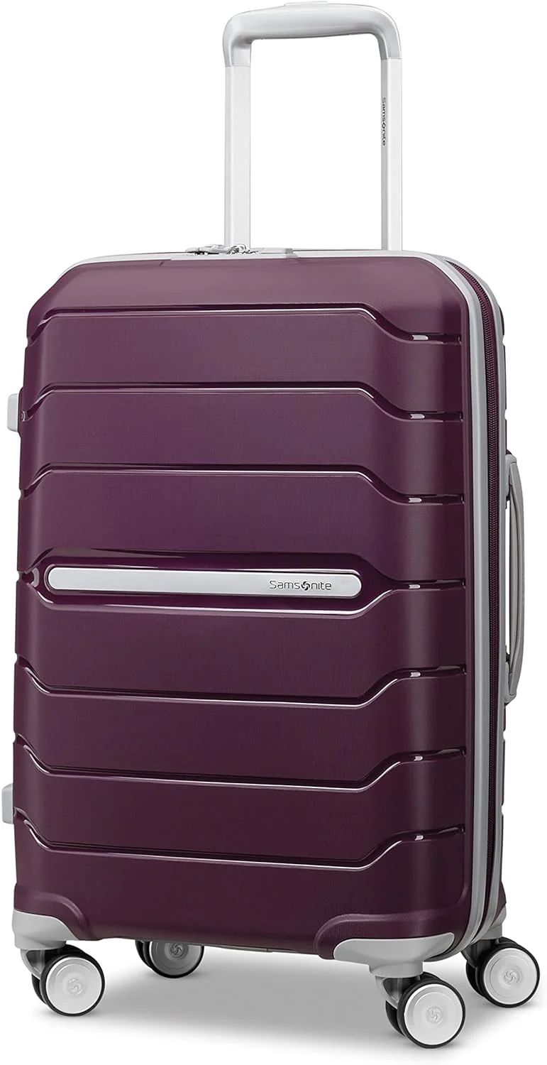 Travel Luggage. Expandable with Double Spinner Wheels