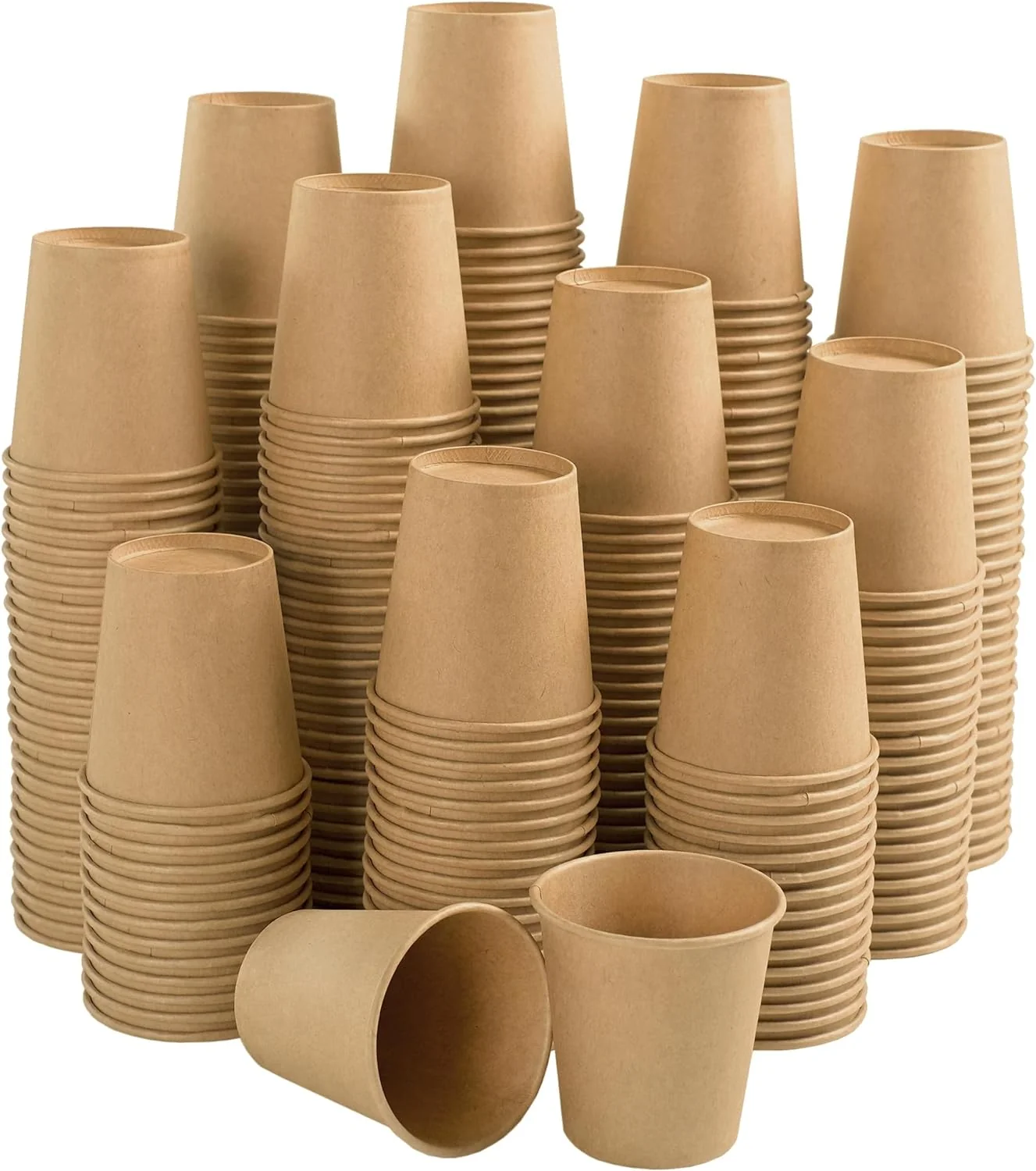 Disposable Paper Cups. Cups 3 oz. Leak-Proof