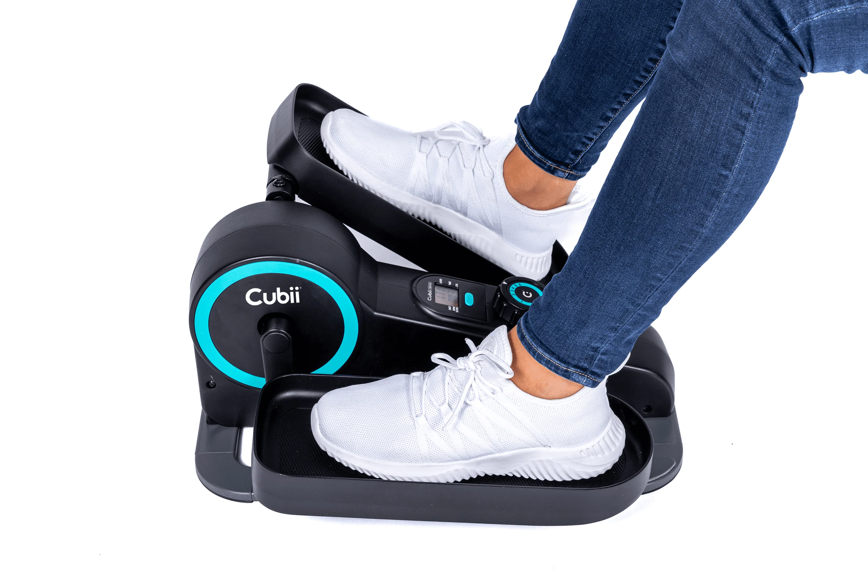 Elliptical Trainer. Compact Seated. 6 Adjustable Magnetic Resistance Levels. LCD Display