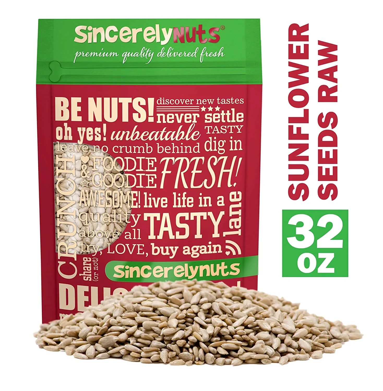 Sunflower Seed Kernels Raw. No Shell