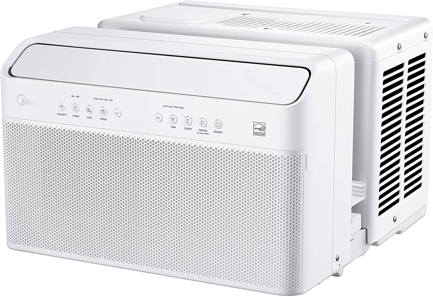 Smart Inverter Window Air Conditioner. Cools up to 350 Sq. Ft. 35% Energy Savings. Remote Control