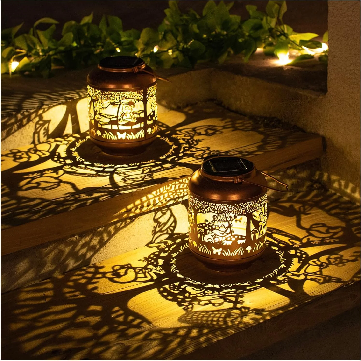 Solar Lanterns Outdoor Waterproof.  Decorative Light for Yard.Patio.Lawn.Tabletop.Pathway.Landscape.Garden Decor