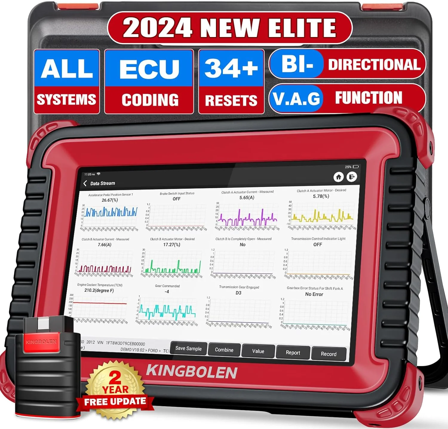 Bluetooth Scanner. Bidirectional Tool with ECU Coding. 31+ Resets. FCA AutoAuth. Crankshaft Relearn & Active Test for All Systems