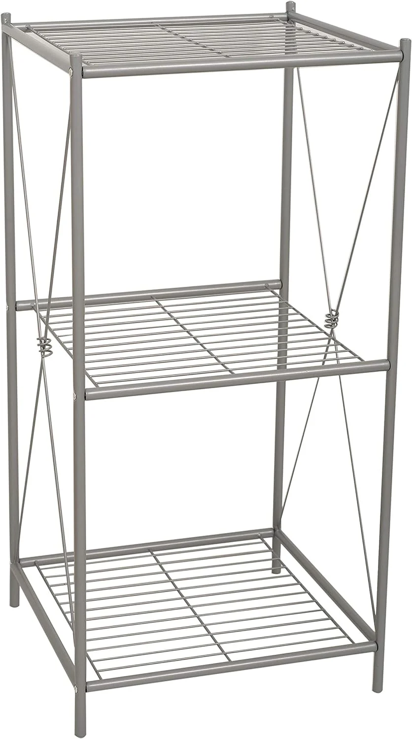 Toilet Storage. Metal Bathroom Spacesaver with 3 Shelves.Easy Assembly. 23.25 x 64.7