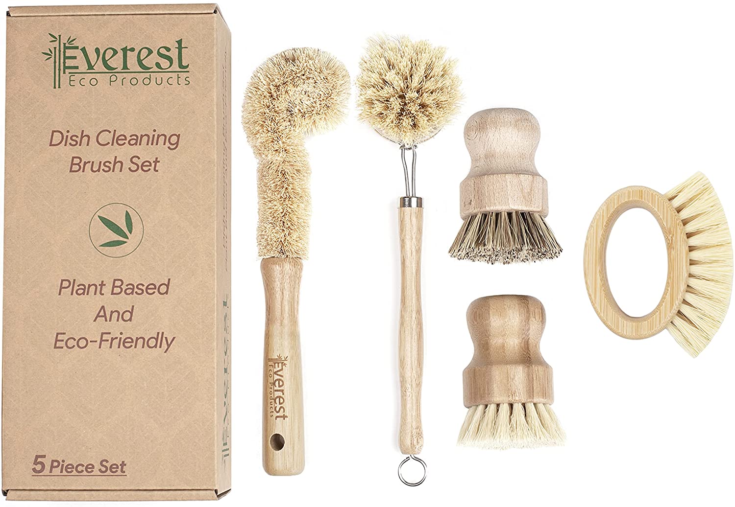 5 Piece Eco Friendly Kitchen Dish Cleaning Set