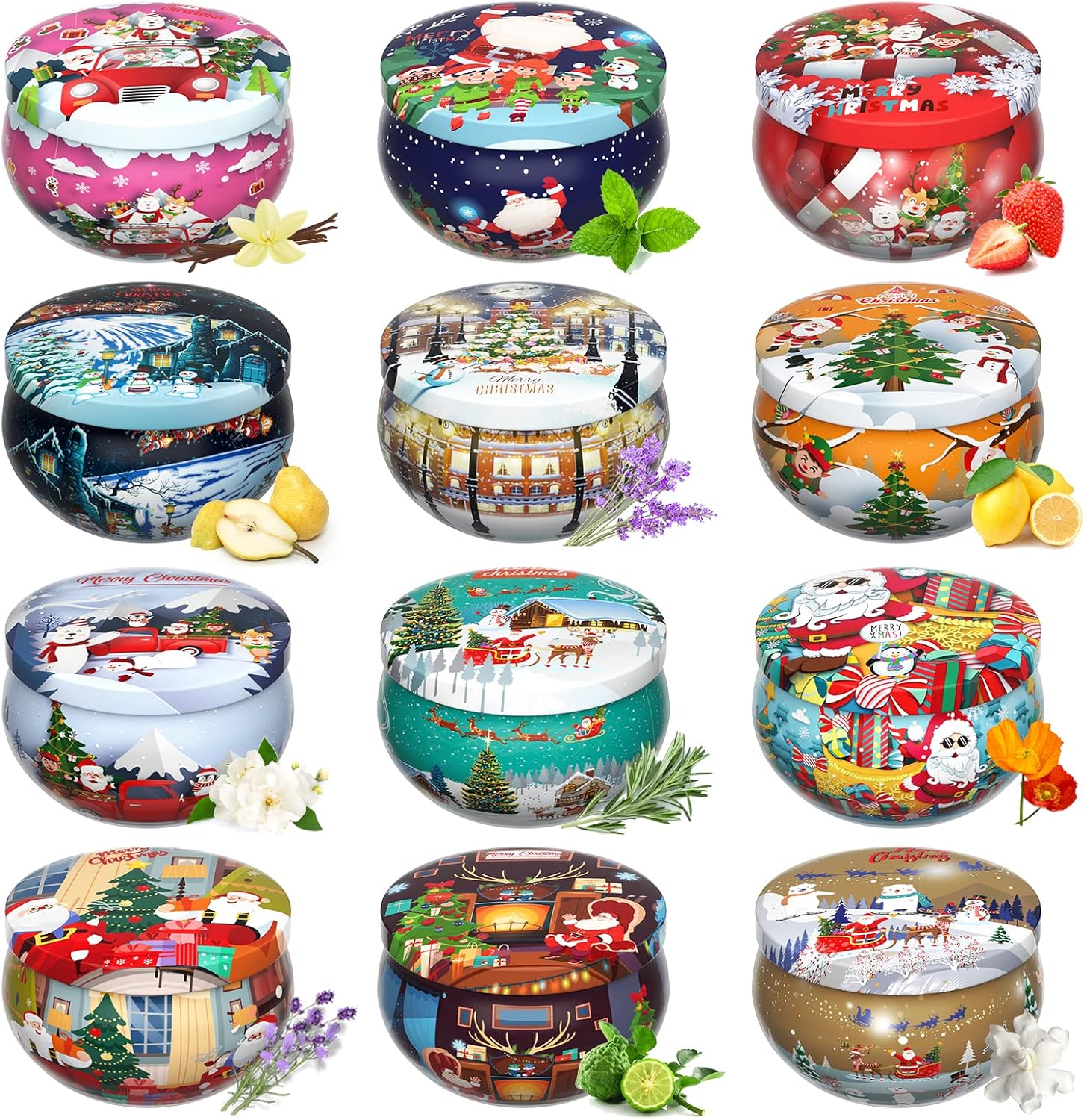 12-Piece Scented Candle Gift Set for Women – Aromatherapy Candles for Spa. Dinner. & Relaxation