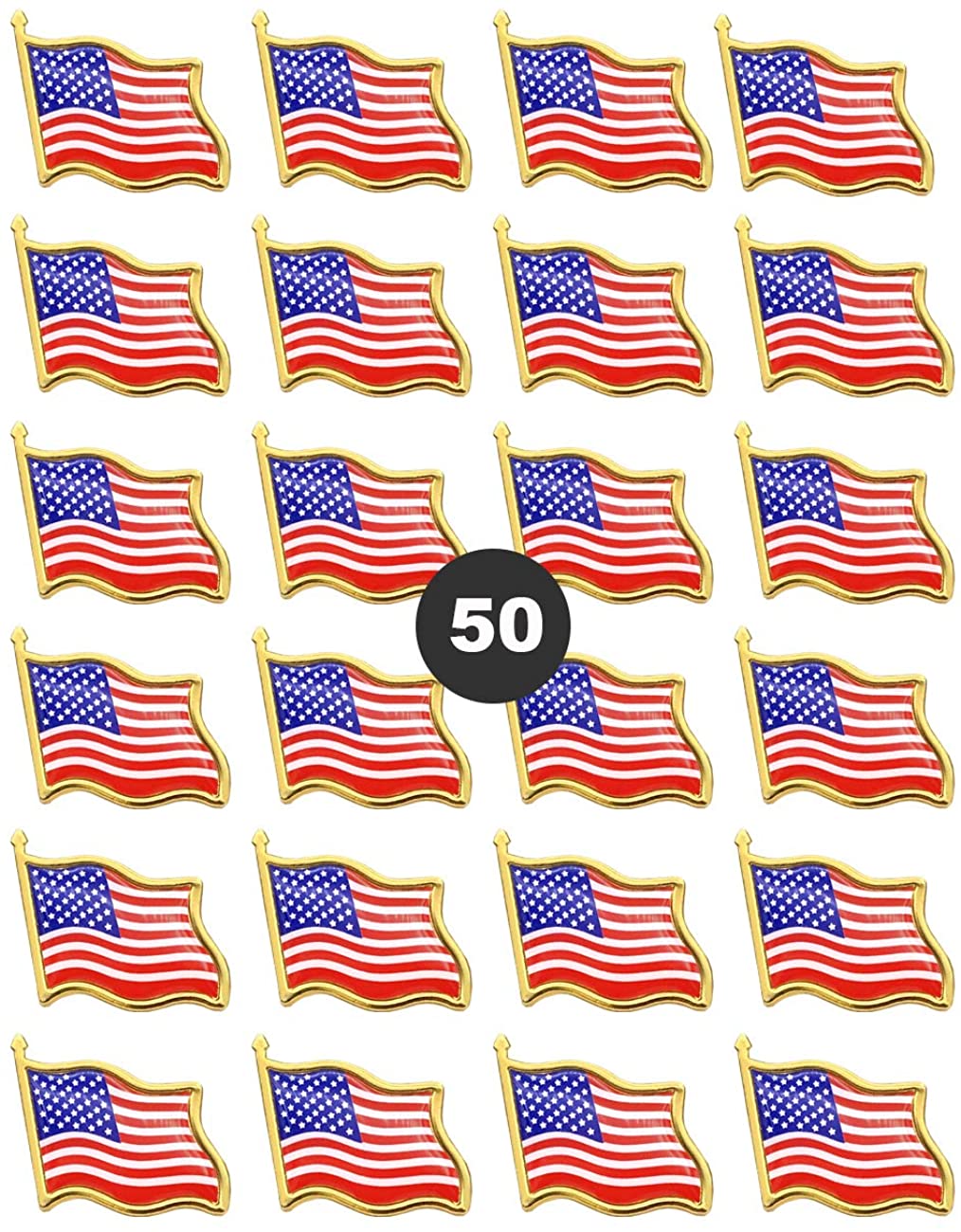 American Flag Lapel Pins