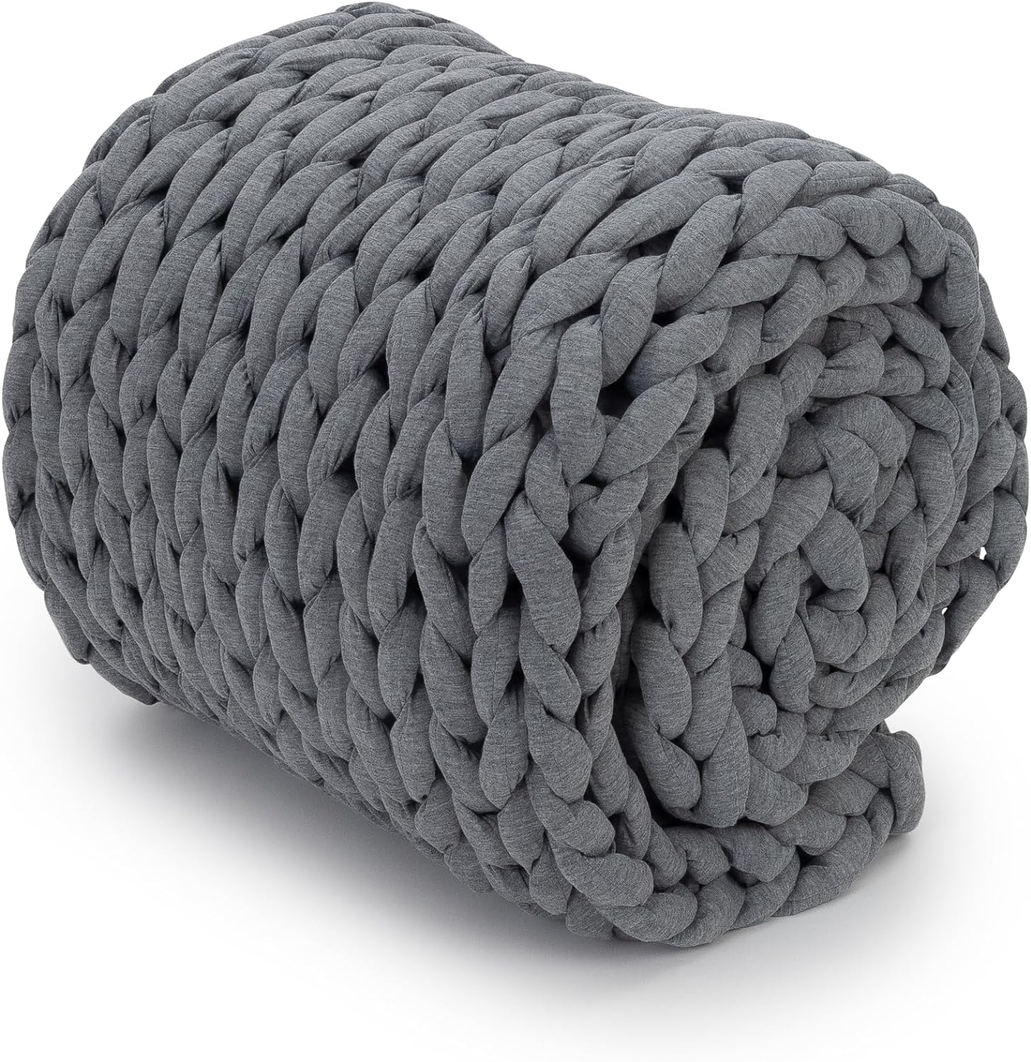 Weighted Blanket. Hand Woven Chunky Knit Breathable and Cooling. Machine Washable