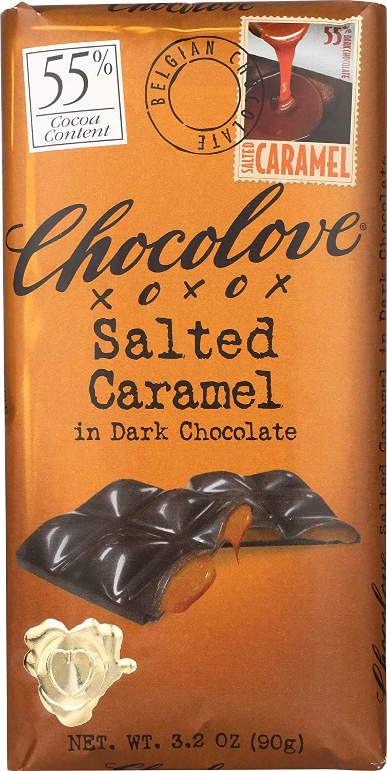 Chocolate Bar Dark Caramel. 3.2 oz