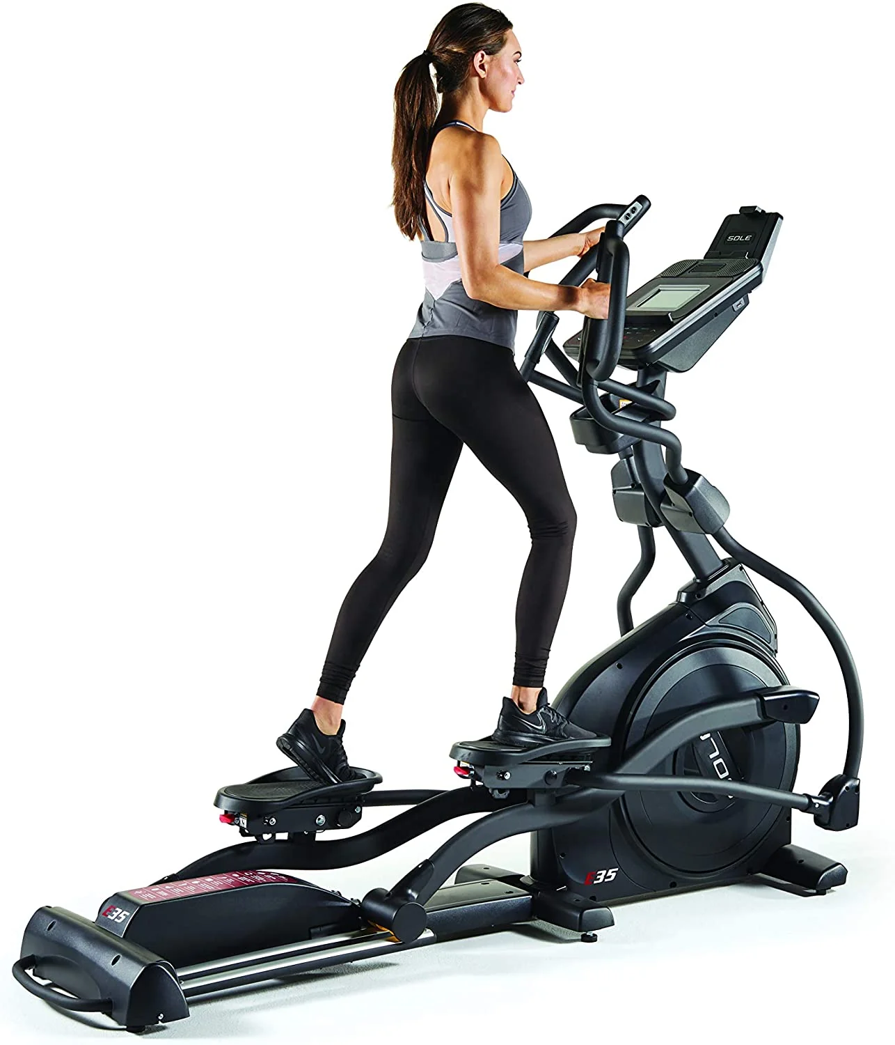 Indoor Elliptical. Home and Gym Exercise Equipment. Smooth and Quiet. Bluetooth and USB Compatible