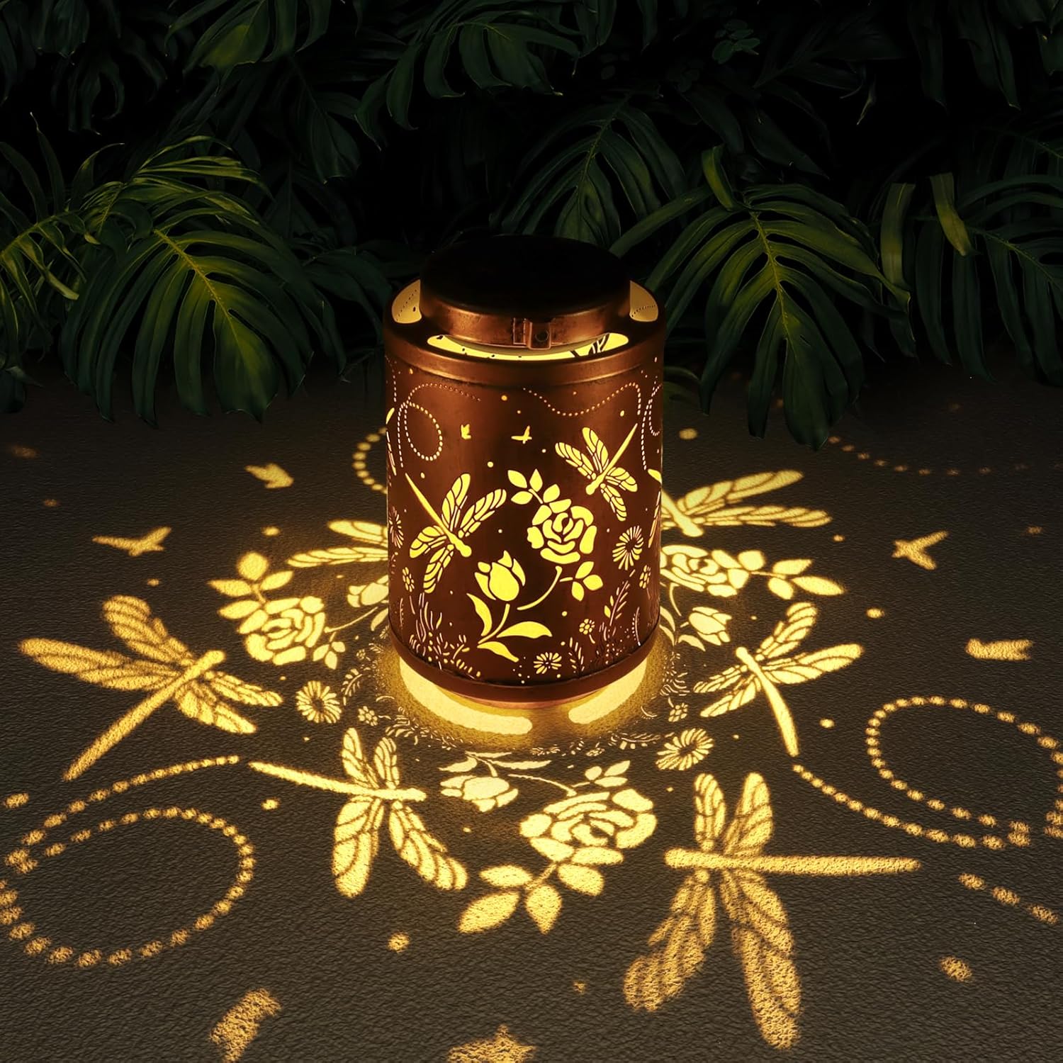 Solar Lanterns with LED Lights – Waterproof Garden Decor for Patio. Yard & Pathway – Christmas Gifts