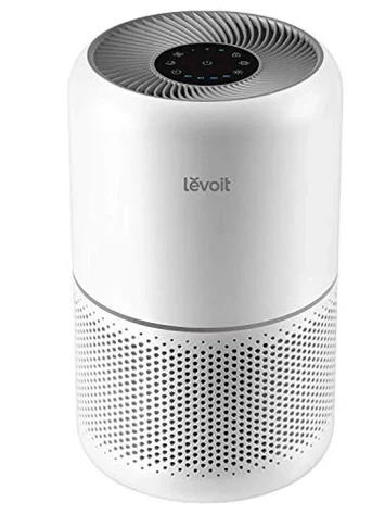 Air Purifier for Home Allergies and Pets Hair Smokers in Bedroom. True HEPA Filter. 24db Filtration System Cleaner Odor Eliminators
