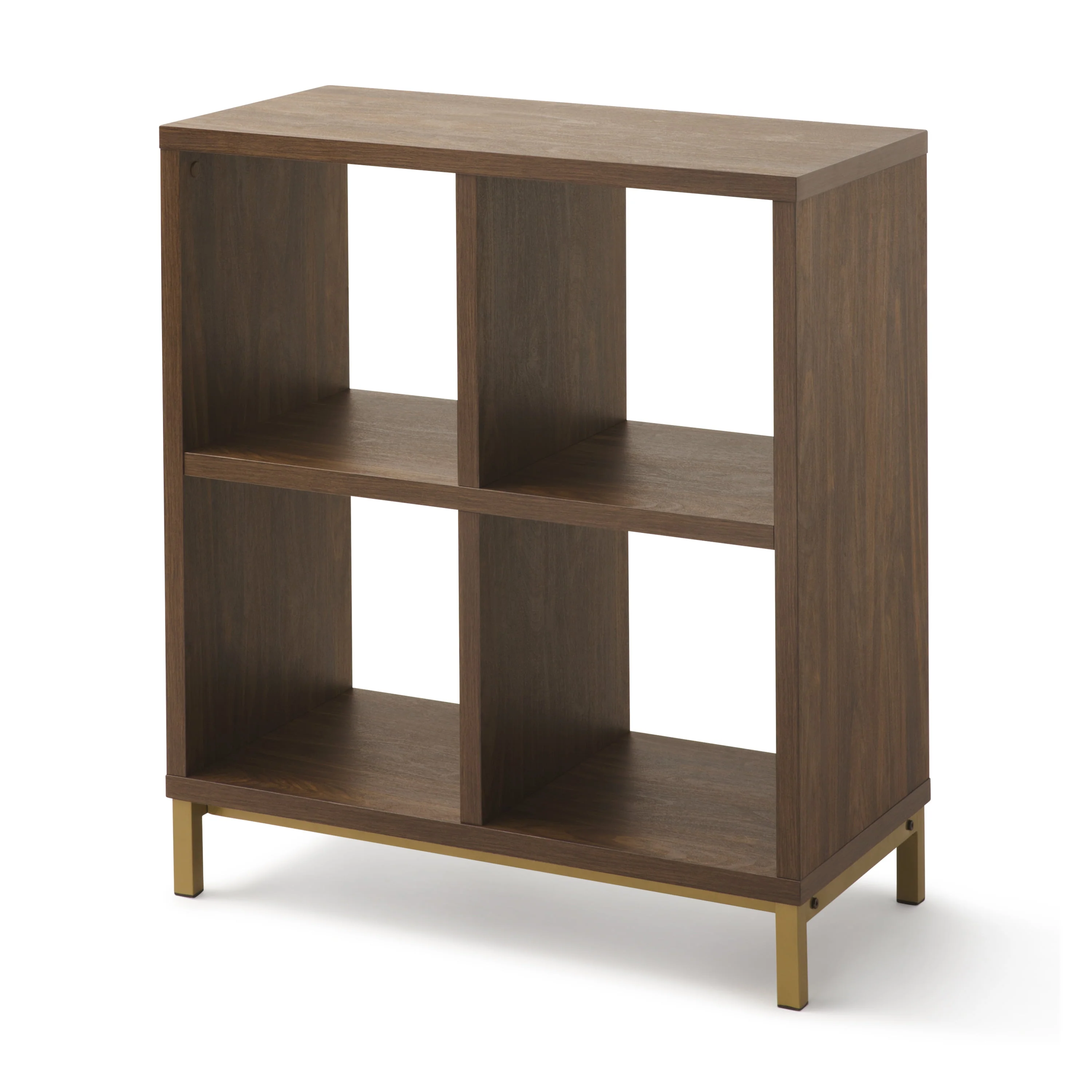 4-Cube Open Cabinet Organizer with Metal Base