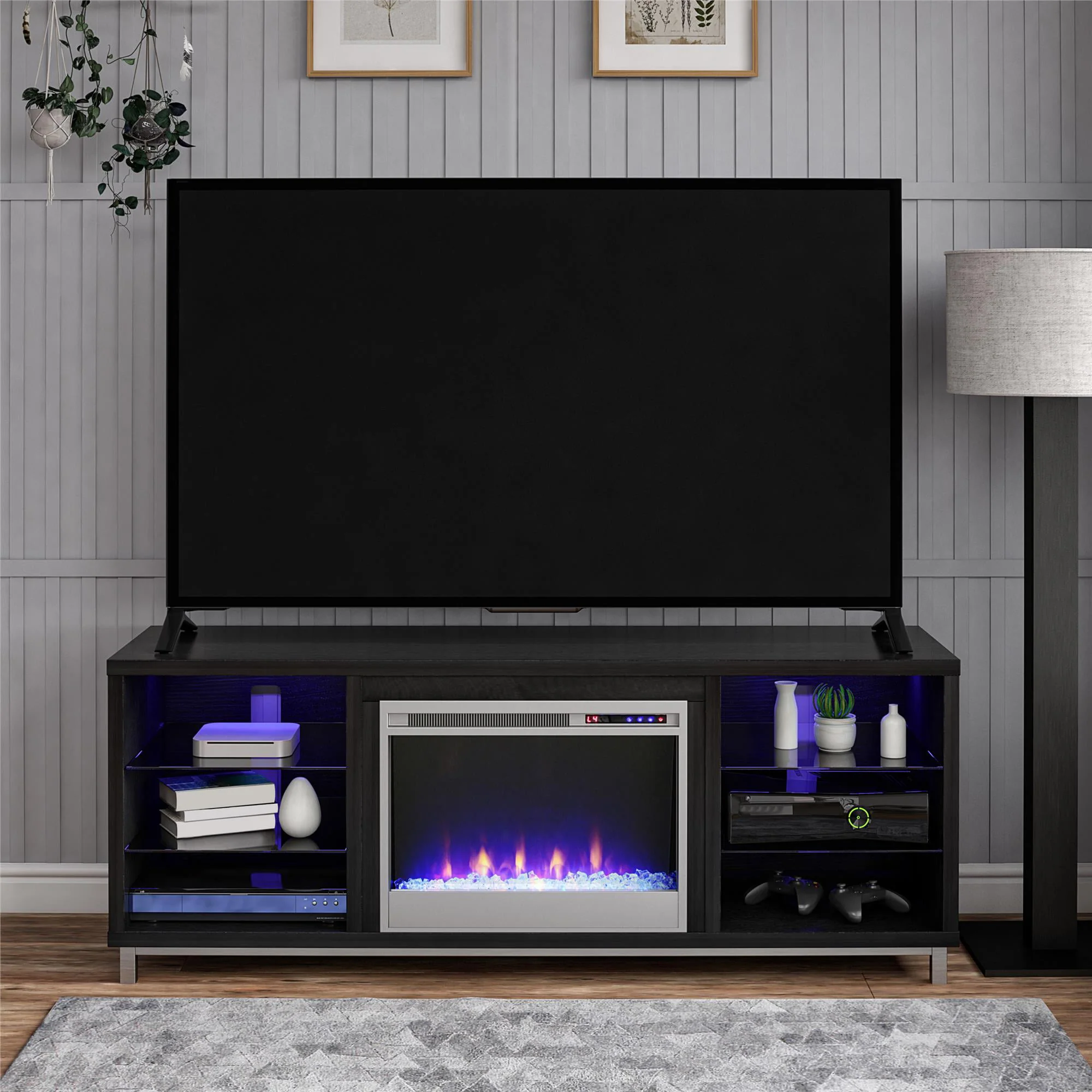 Fireplace TV Stand for TVs up to 70