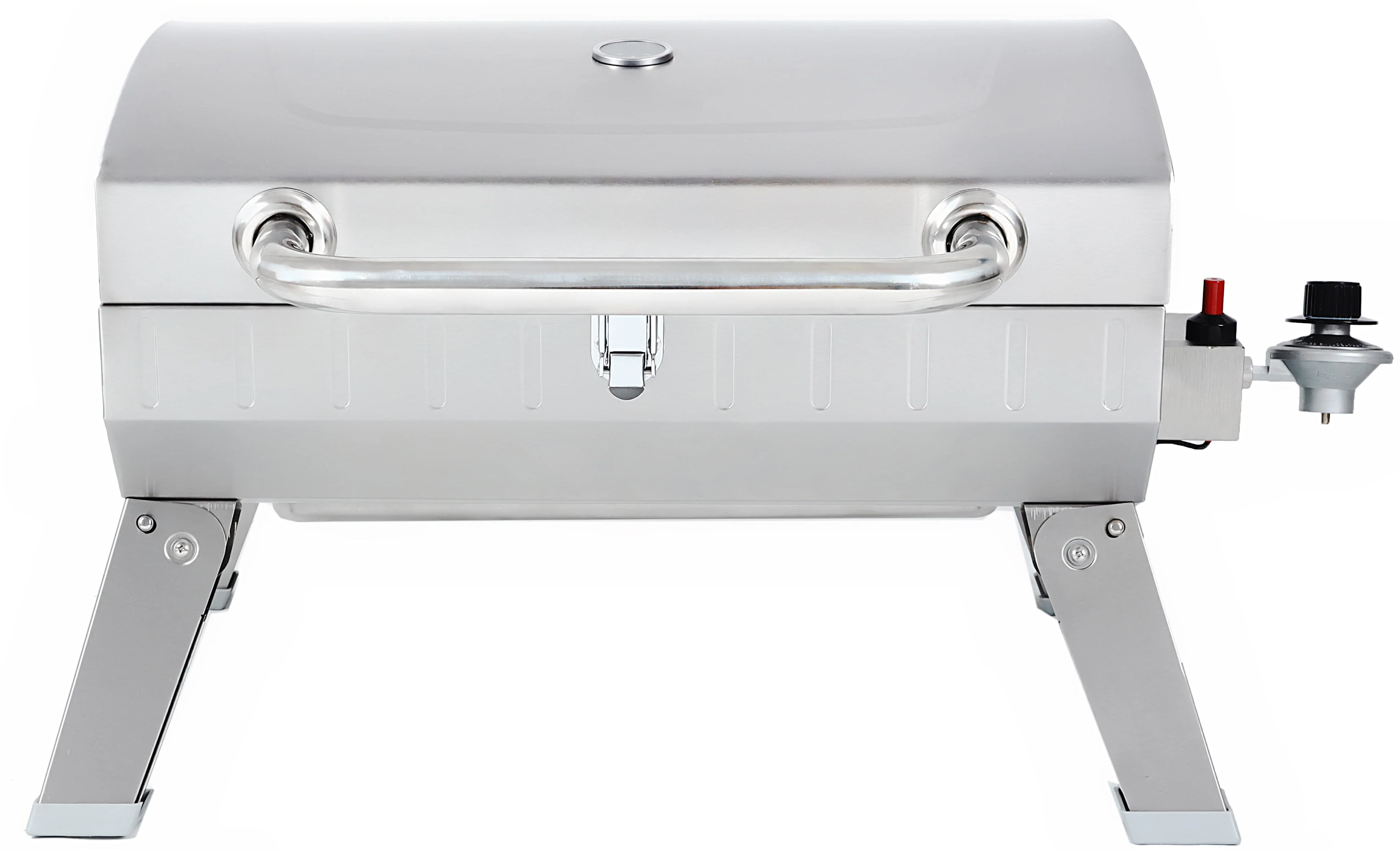 Portable Propane Gas Grill. Stainless Steel