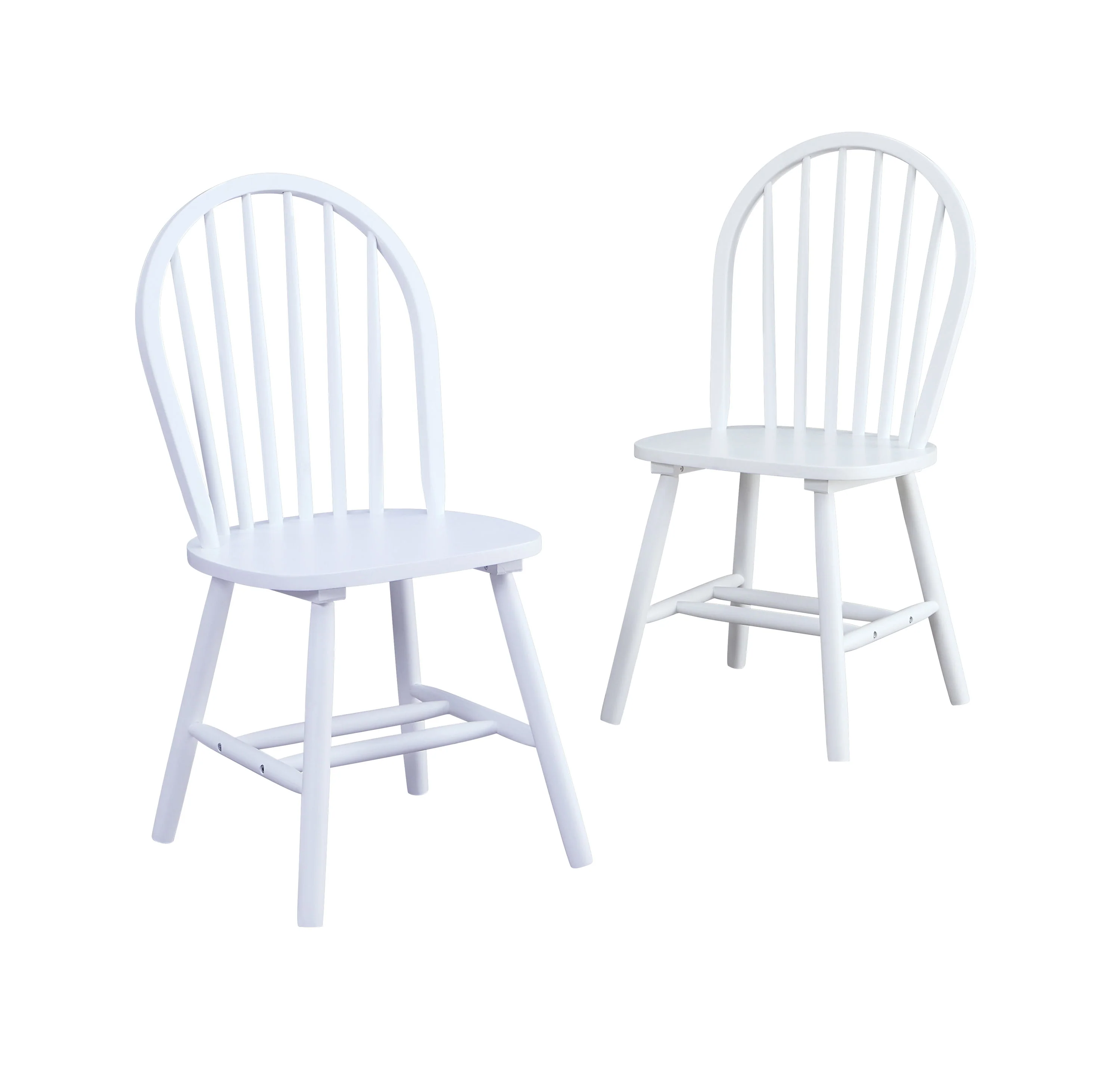 Solid Wood Dining Chairs. Set of 2